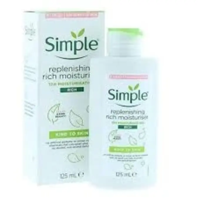 Simple Skin Replenishing Rich Moisturiser 125ml